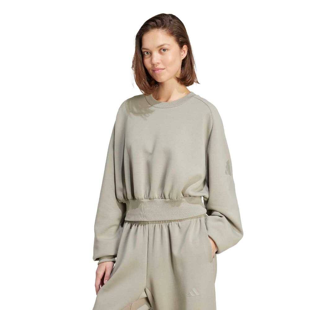 ADIDAS SOFT LUX CREW SWEATSHIRT