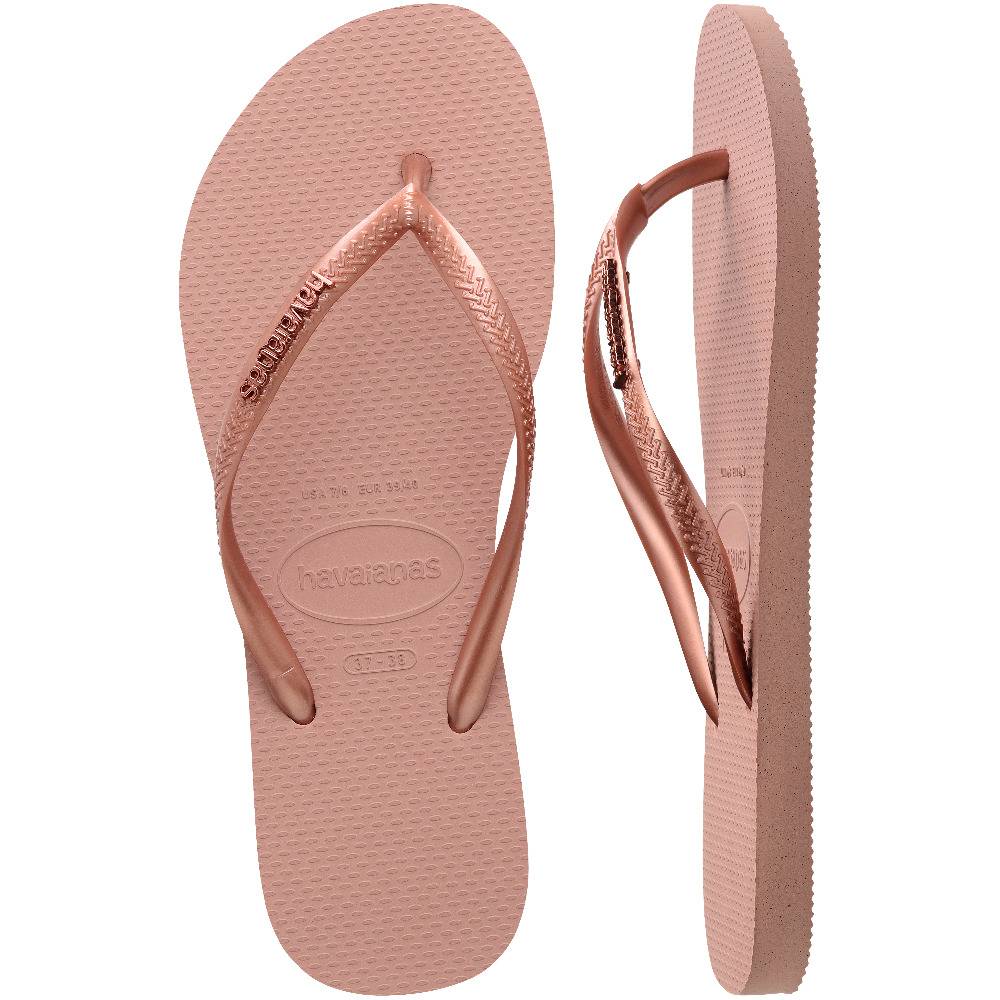 HAVAIANAS SLIM LOGO METALLIC