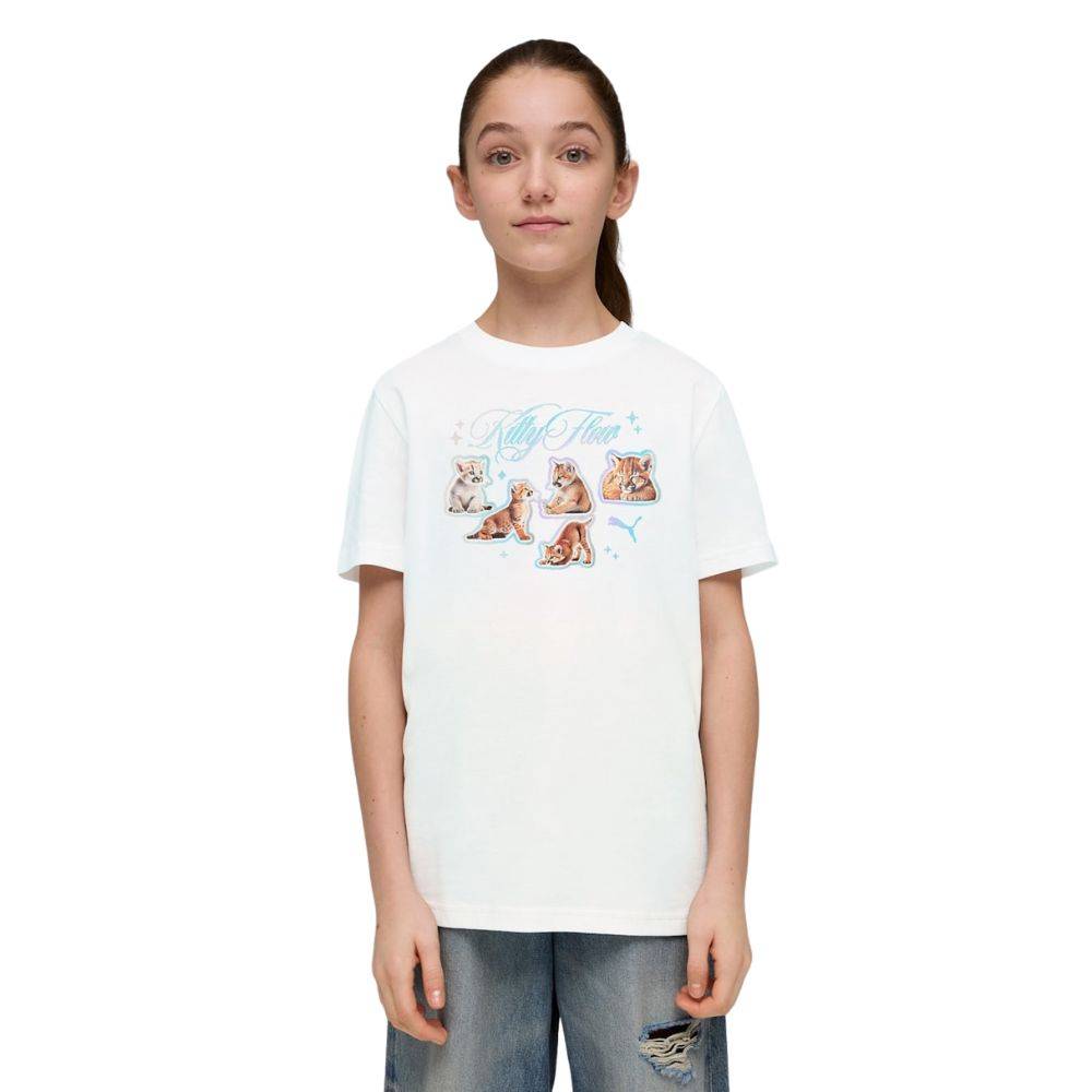 PUMA GRAPHIC KITTY STICKER TEE G
