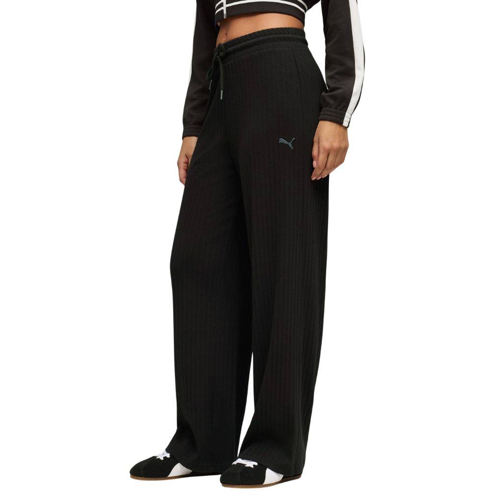 PUMA HER COMFORT HIGH-WAIST WIDE LEG PANTS