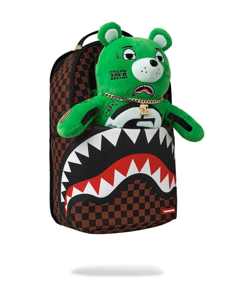 SPRAYGROUND BEAR POUCH 2N1 DLXSV BACKPACK