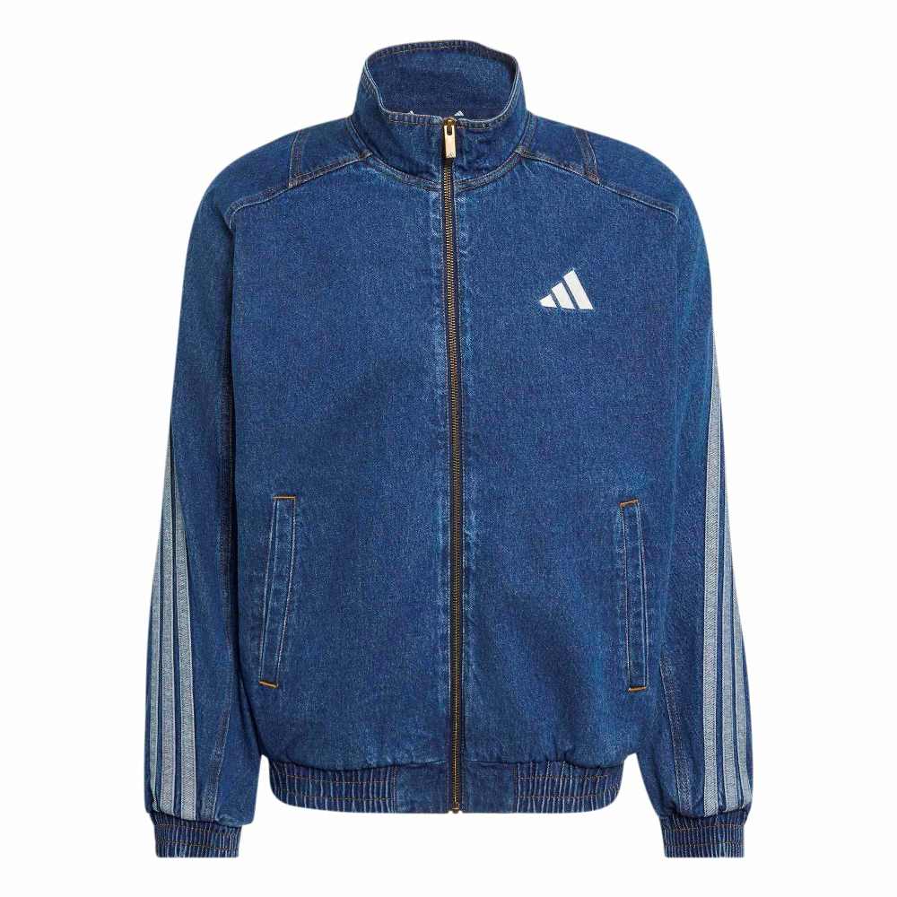 ADIDAS M STADIUM LOOSE FIT DENIM TRACK JACKET