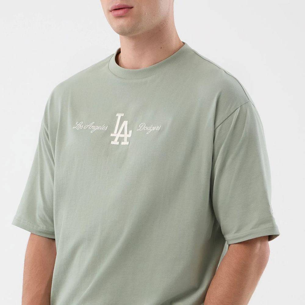 NEW ERA MLB SCRIPT OVERSIZED TEE LOS ANGELES DODGERS