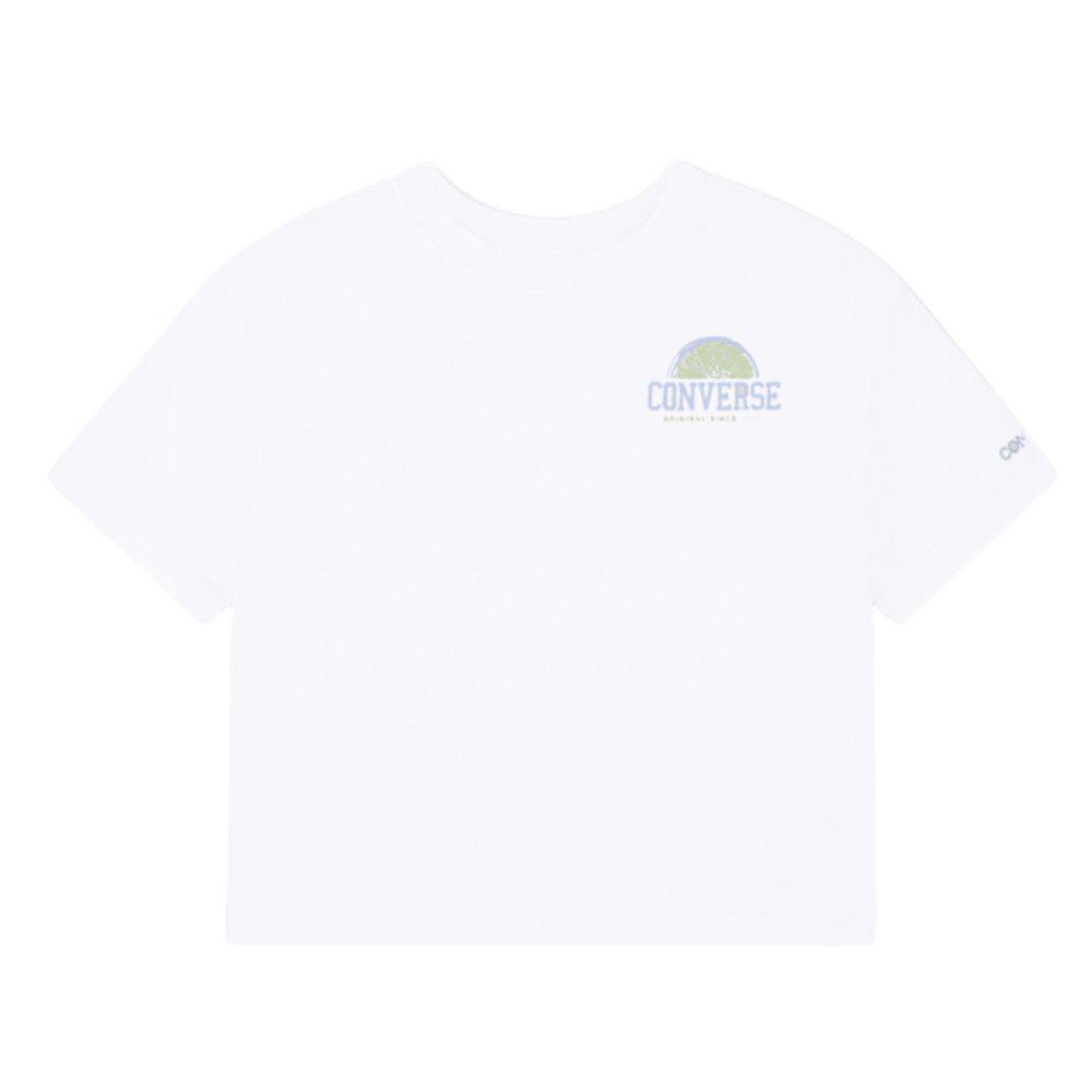 CONVERSE GIRLS FRONT BACK FRUIT BOXY TEE