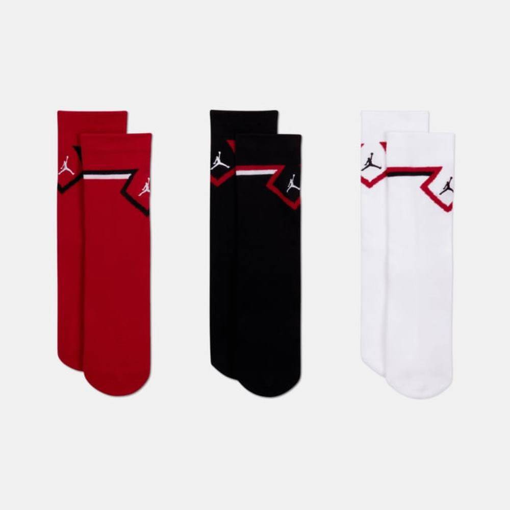 NIKE JORDAN DIAMOND 3PK CREW SOCKS