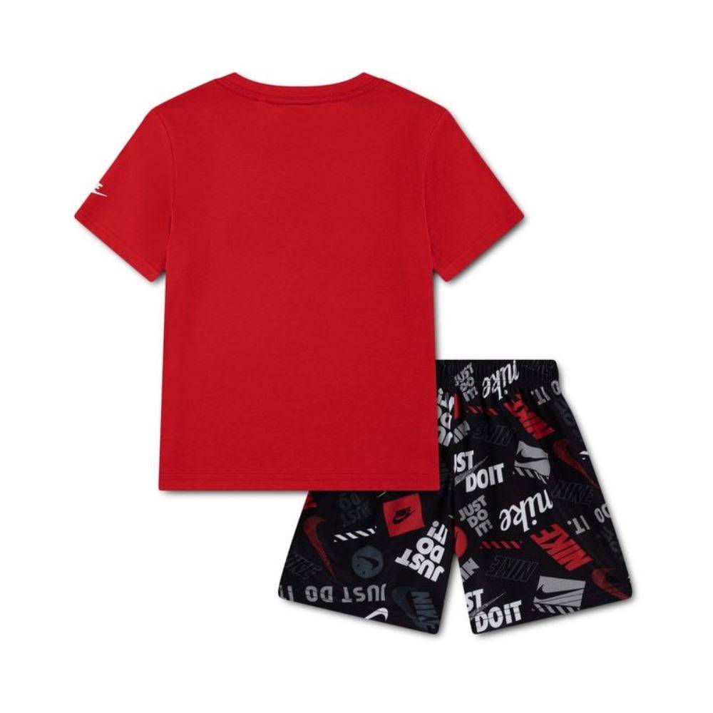 NIKE LITTLE BOYS NSW ITZ AOP SHORT SET