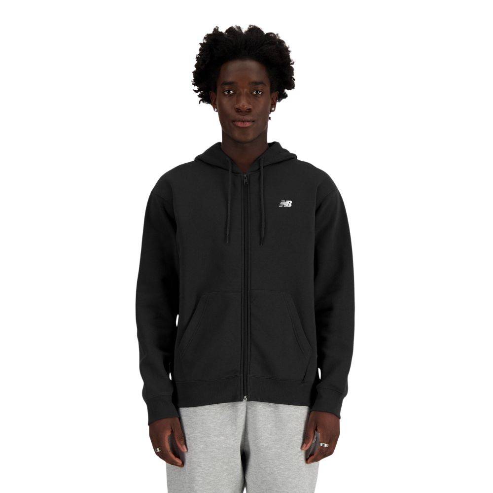 NEW BALANCE STACKED LOGO FRENCH TERRY FULL ZIP HOODIE