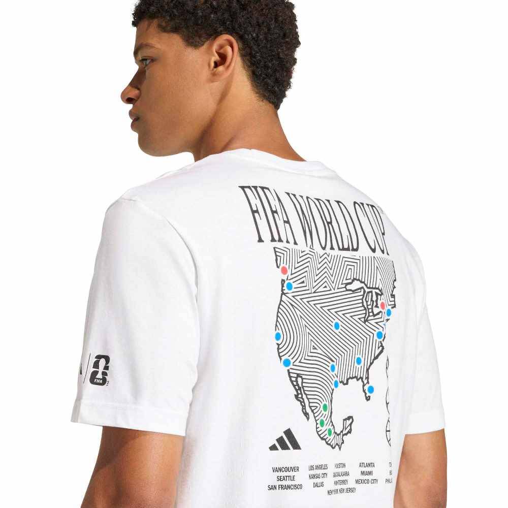 ADIDAS M FIFA WORLD CUP 26TM MAP GRAPHIC T-SHIRT