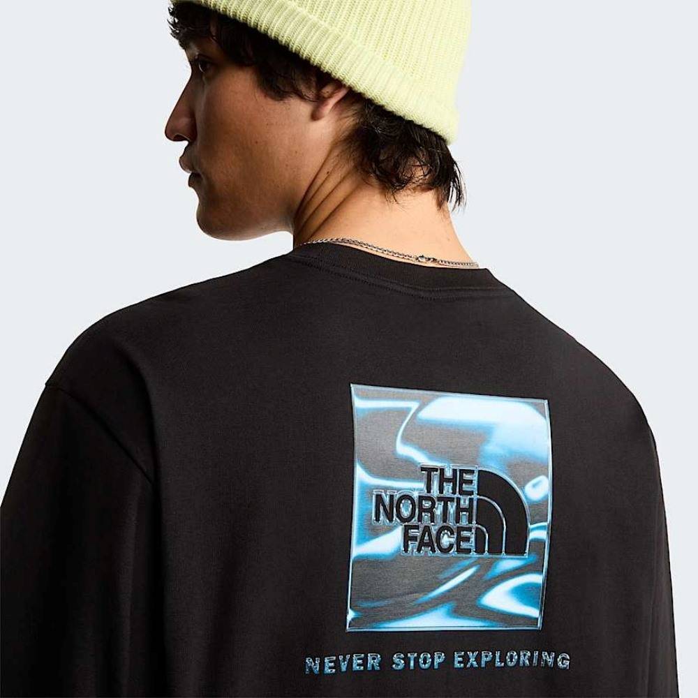 THE NORTH FACE M LIQUID BOX NSE OVERSIZE SHORT SLEEVE TEE GRAPHIC