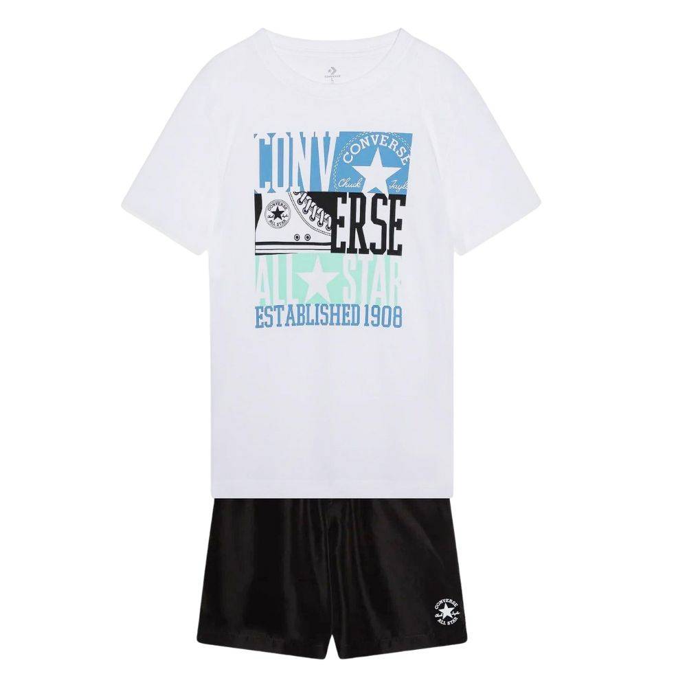CONVERSE LITTLE KIDS BOXY SNEAKER WOVEN SHORT