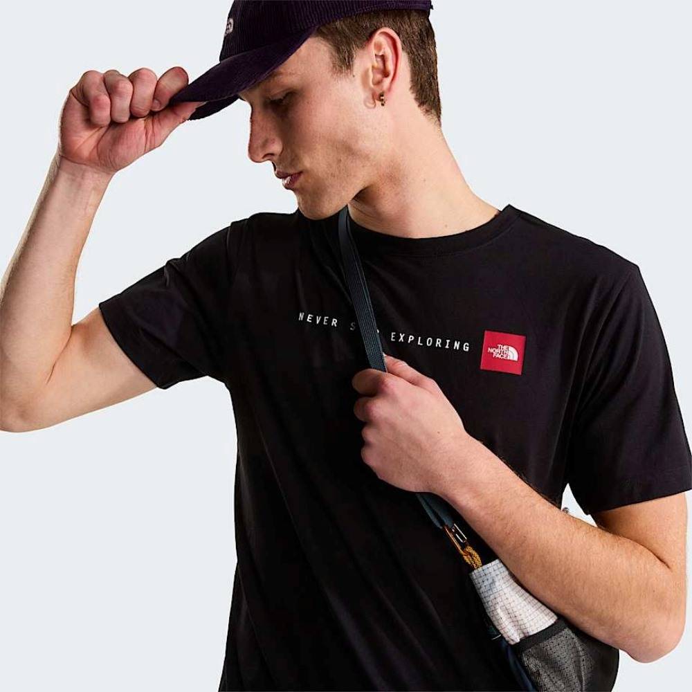 THE NORTH FACE M NEVER STOP EXPLORING REGULAR SHORT SLEEVE TEE GRAPHIC