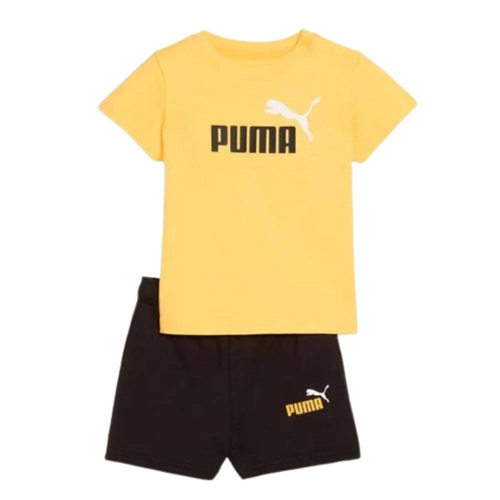 PUMA MINICATS ESS TEE AND SHORTS SET INF