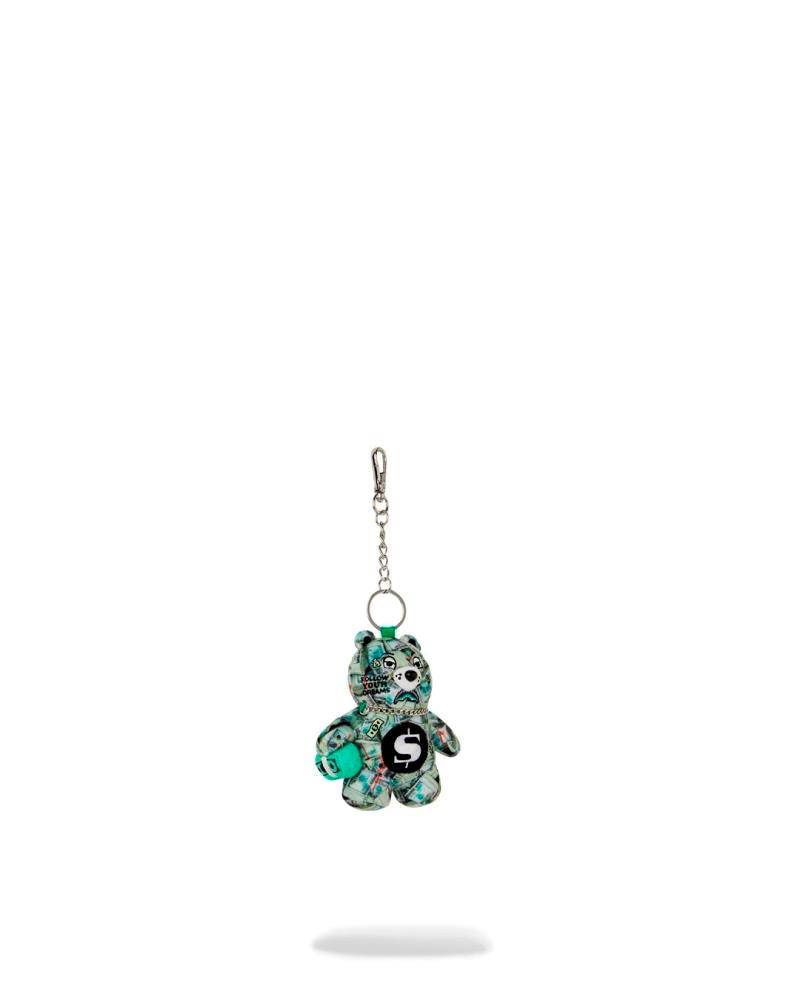 SPRAYGROUND MONEY BANKS BEAR KEYCHAIN