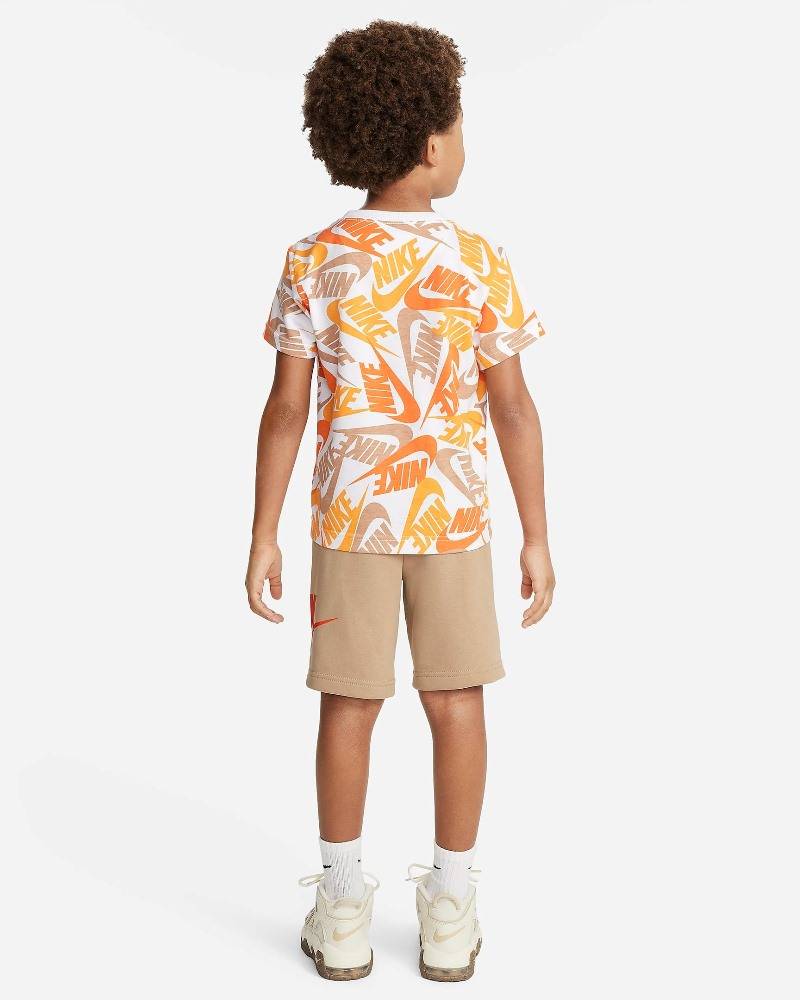 NIKE LITTLE KIDS NKB NSW TOSS AOP 2PC SHORT SET