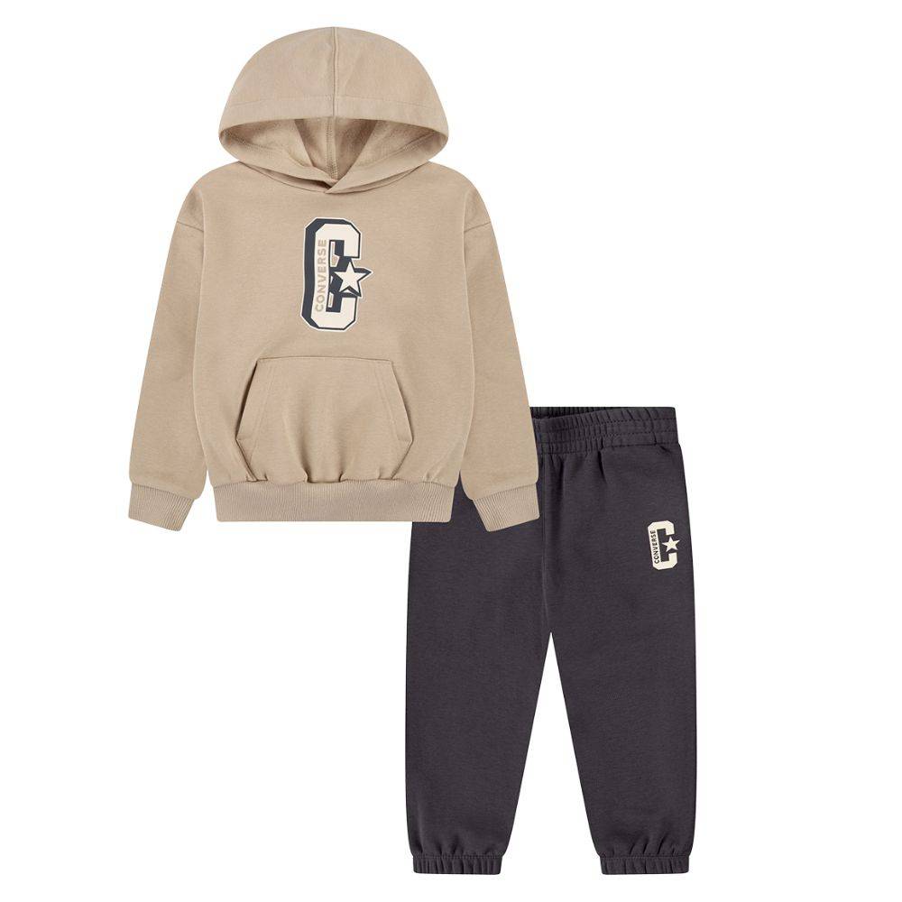 CONVERSE BOYS CSTAR FLEECE PULLOVER JOGGER SE