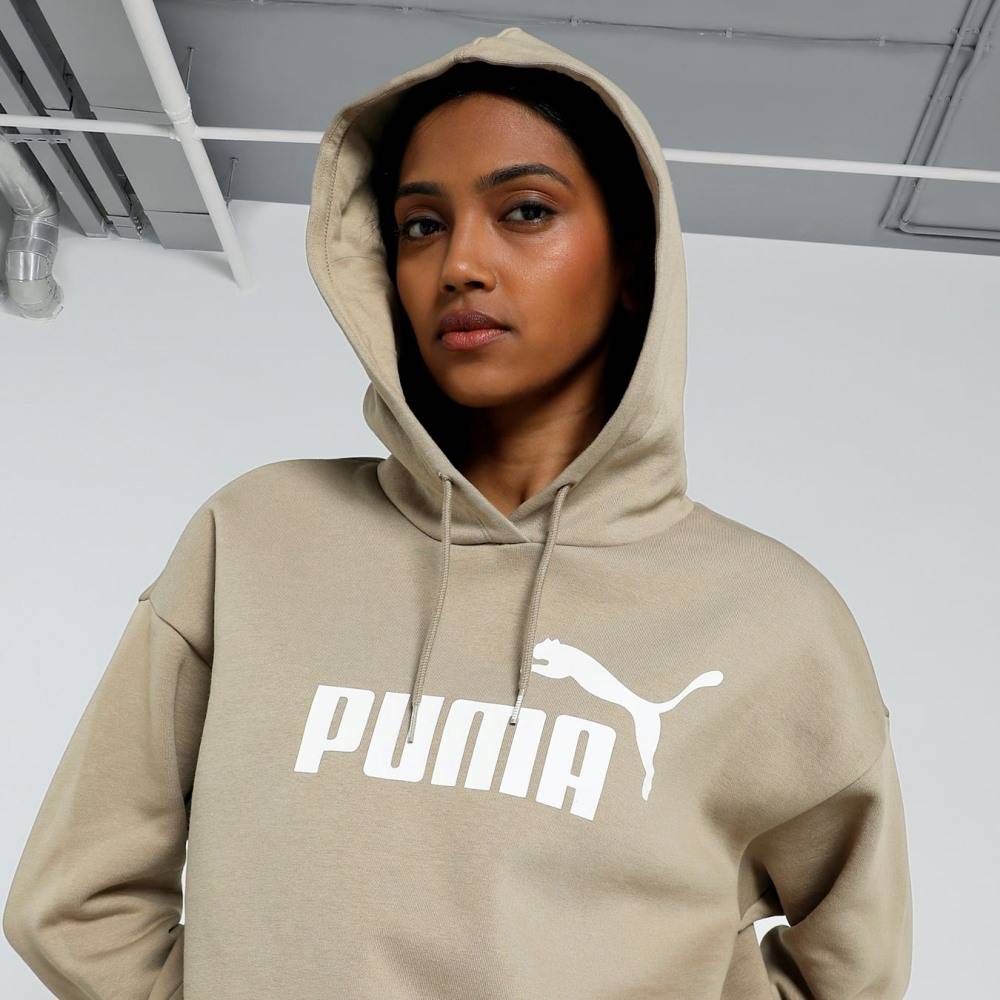 PUMA ESS CROPPED LOGO HOODIE FL