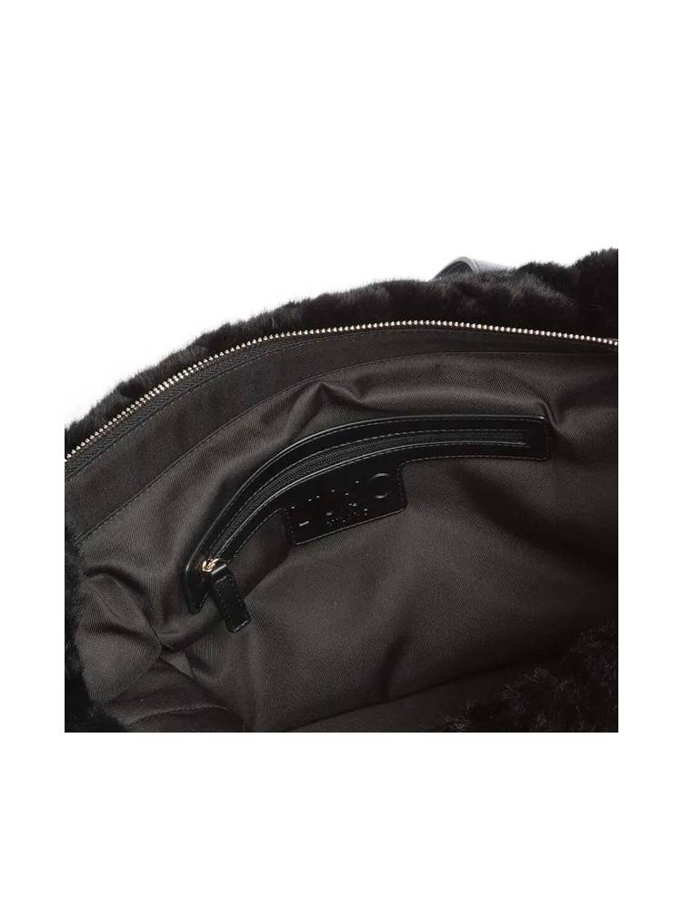 LIU JO LARGE FAUX FUR HOBO BAG