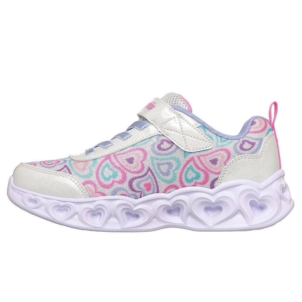 SKECHERS HEART LIGHTS: BOOGIE LOVE GIRLS SHOES