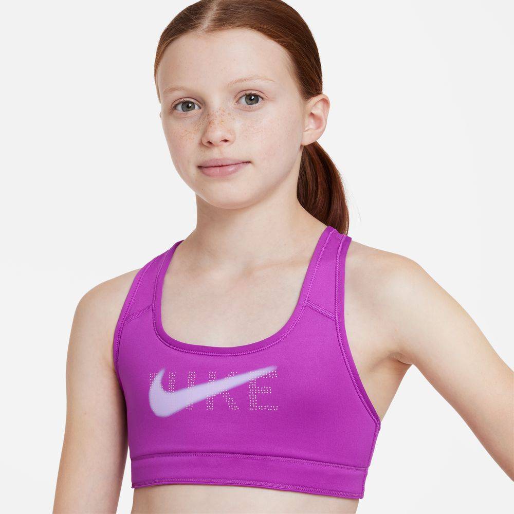 NIKE GIRLS SWOOSH REVERSIBLE BRA TOP