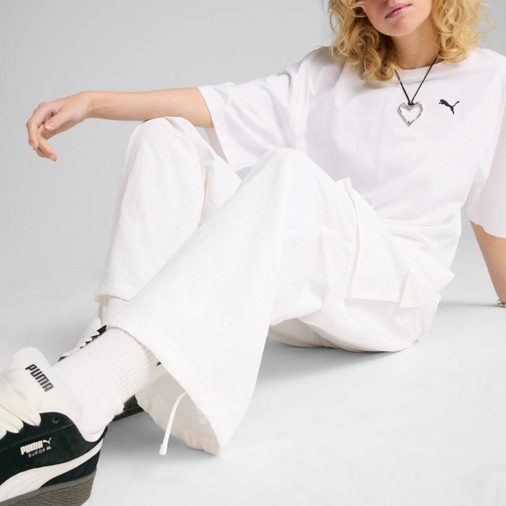 PUMA WARDROBE ESS RELAXED WOVEN CARGO PANTS OP