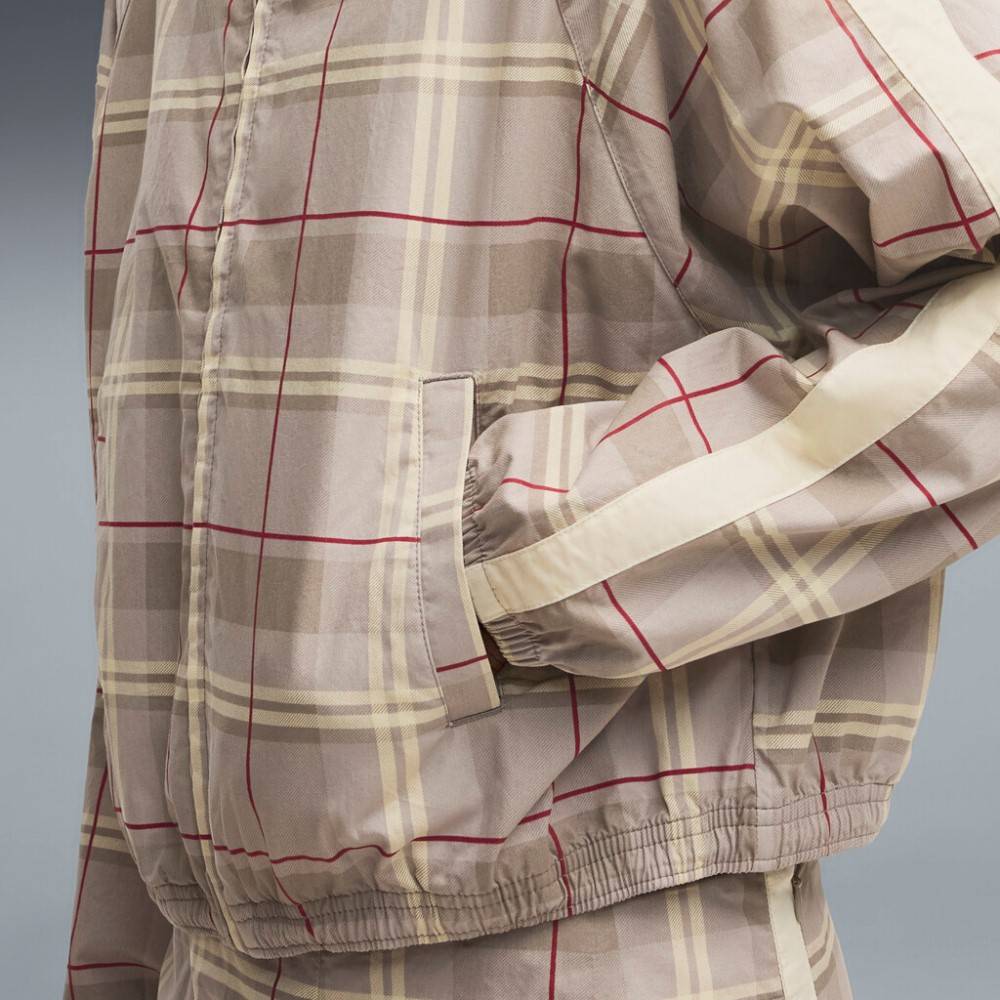 PUMA T7 RELAXED TARTAN WOVEN JACKET