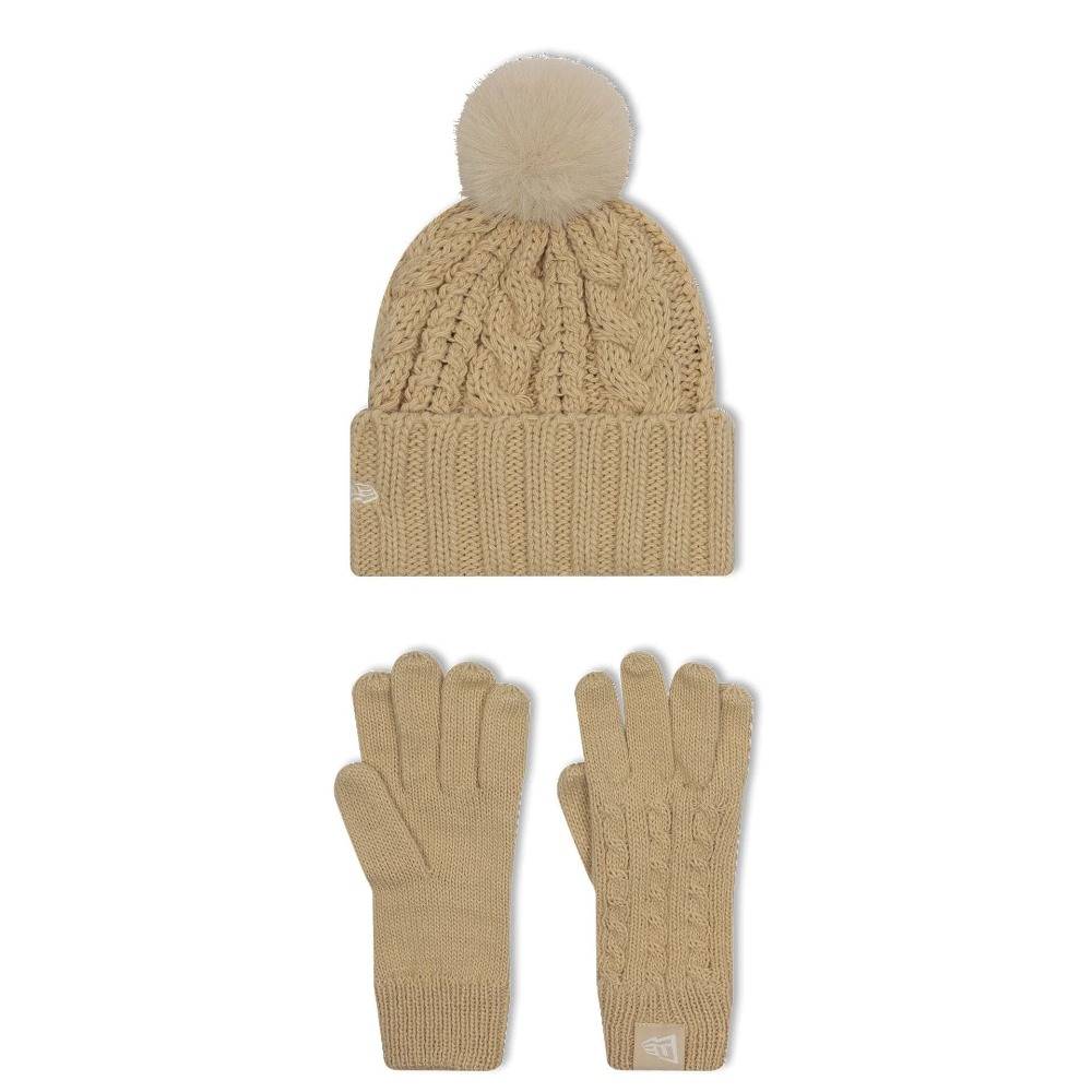 NEW ERA YOUTH BEANIE SET NEW YORK YANKEES
