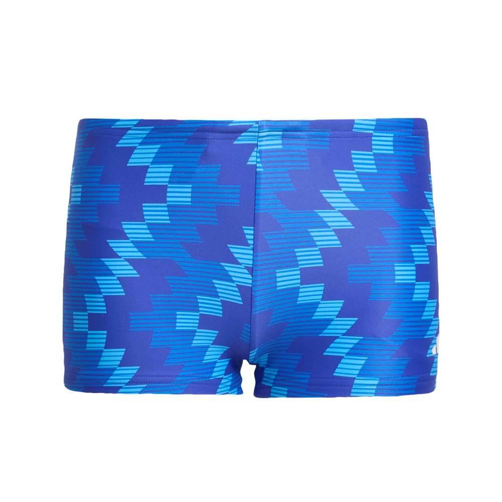 ADIDAS BOYS FOOTBALL-INSPIRED GRAPHIC SWIM BOXERS