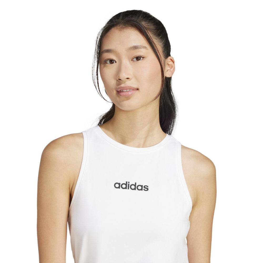 ADIDAS ESSENTIALS LINEAR SLIM COTTON TANK