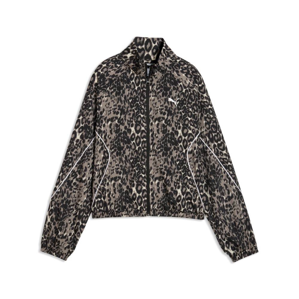 PUMA SPORT ANIMAL RELAXED AOP FULL-ZIP WOVEN JACKET