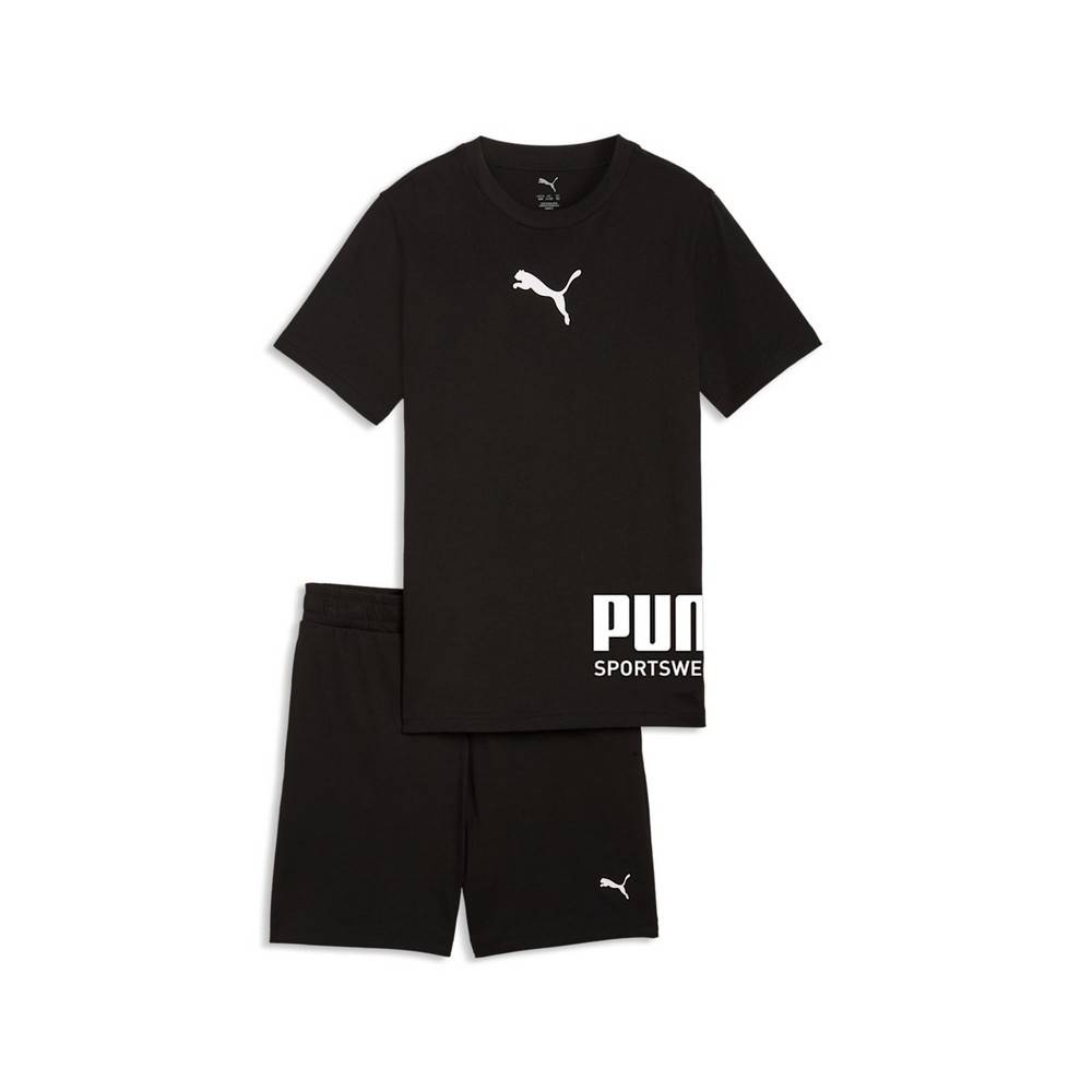 PUMA PUMA SPORT TEE AND SHORTS SET B