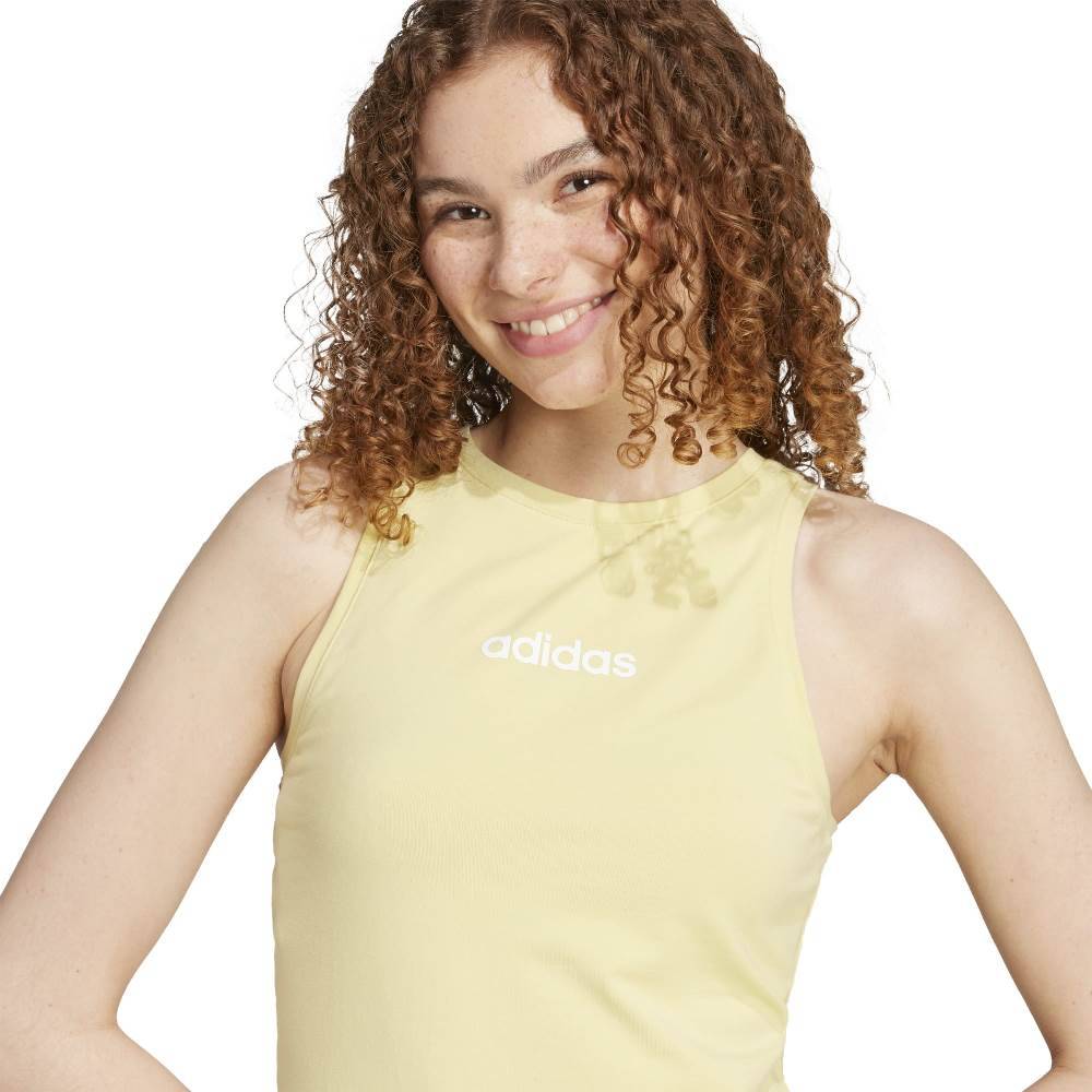 ADIDAS ESSENTIALS LINEAR SLIM COTTON TANK