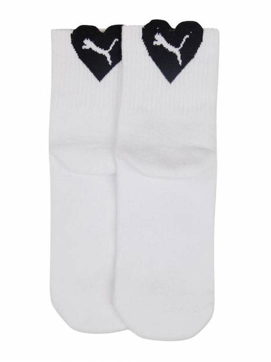 PUMA 938555 WOMEN HEART LOGO SHORT CREW 2P