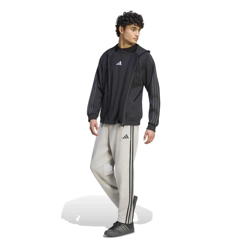 ADIDAS M ESSENTIALS 3-STRIPES FLEECE FULL-ZIP HOODIE