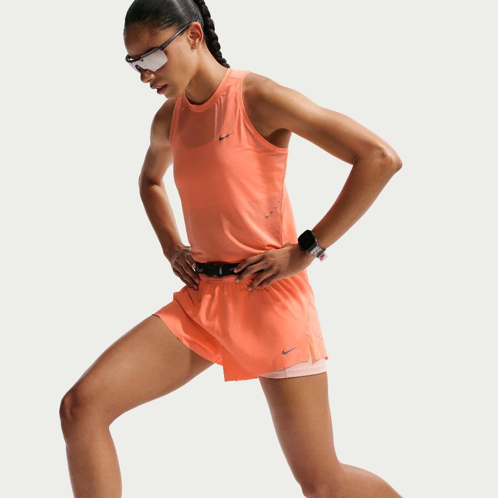 NIKE SWIFT DRI-FIT MID-RISE 2-IN-1 RUN SHORT