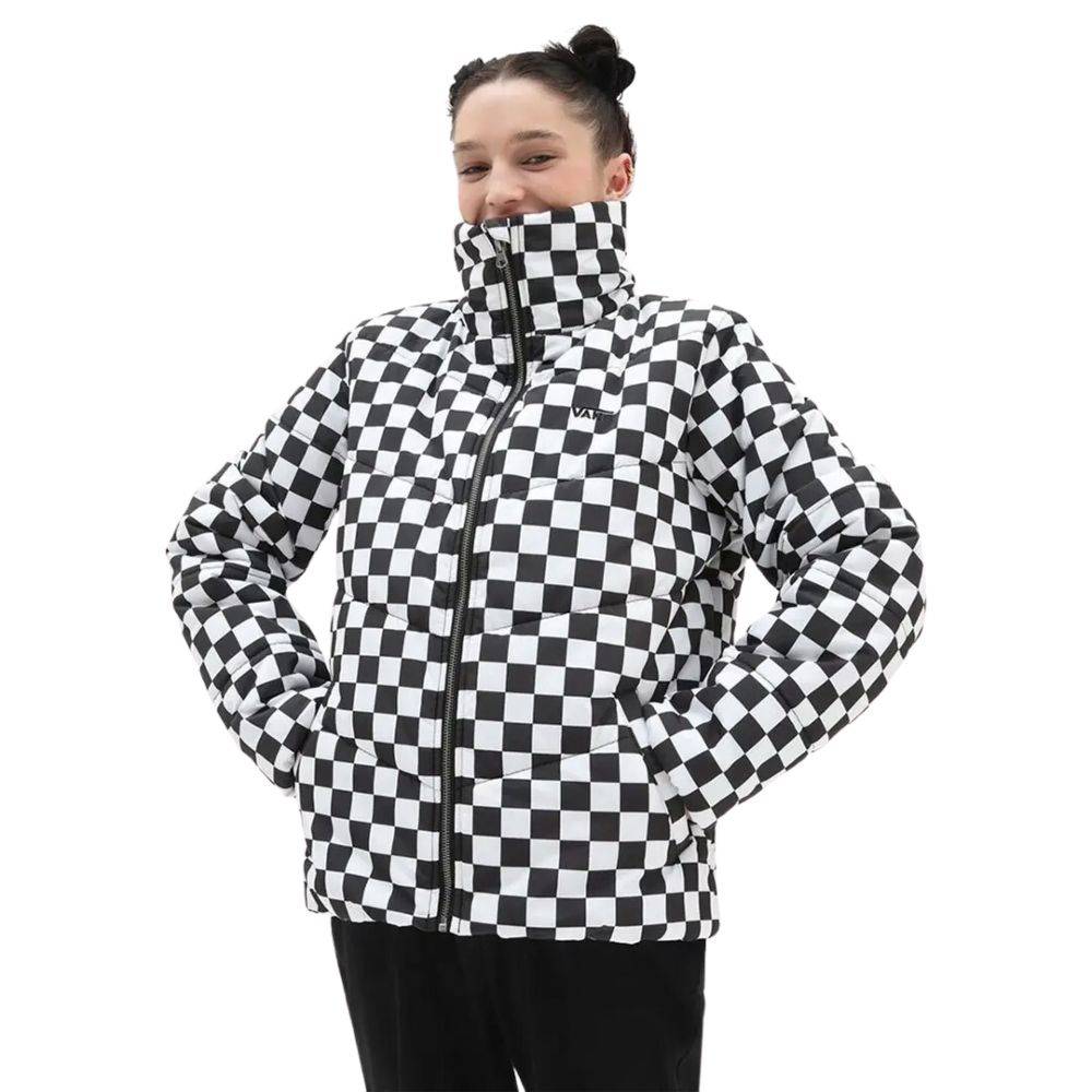 VANS WOMENS FOUNDRY PRINT PUFF JACKET