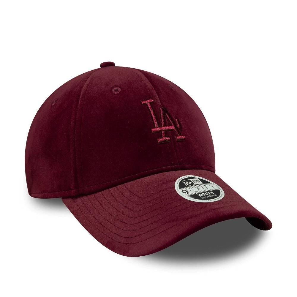 NEW ERA WMNS VELOUR 9FORTY LOS ANGELES DODGERS ADJUSTABLE CAP