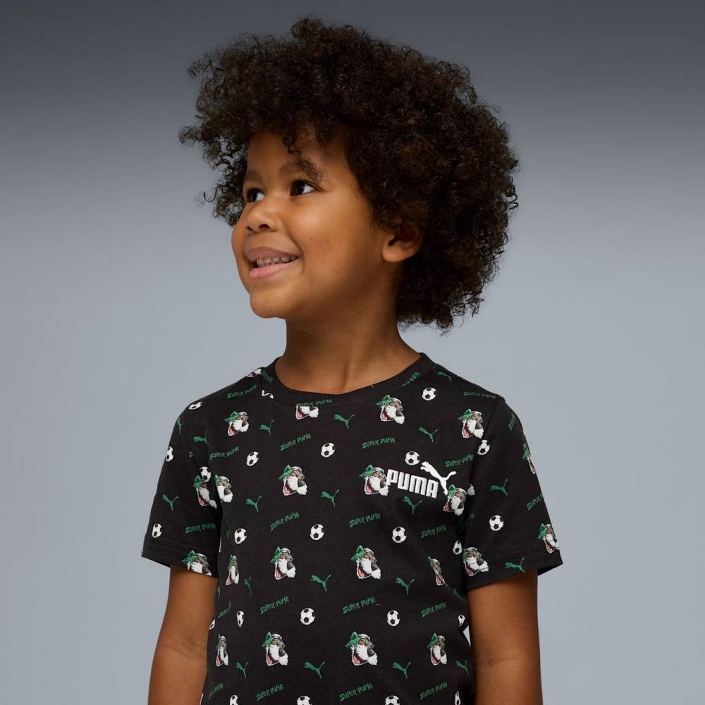 PUMA SUPER PUMA AOP TEE AND SHORTS SET PS