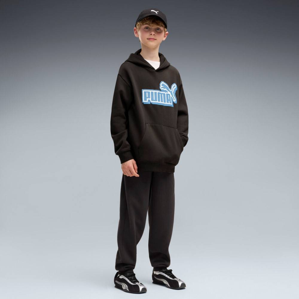 PUMA ESS LOGO LAB RELAXED HOODIE FL B