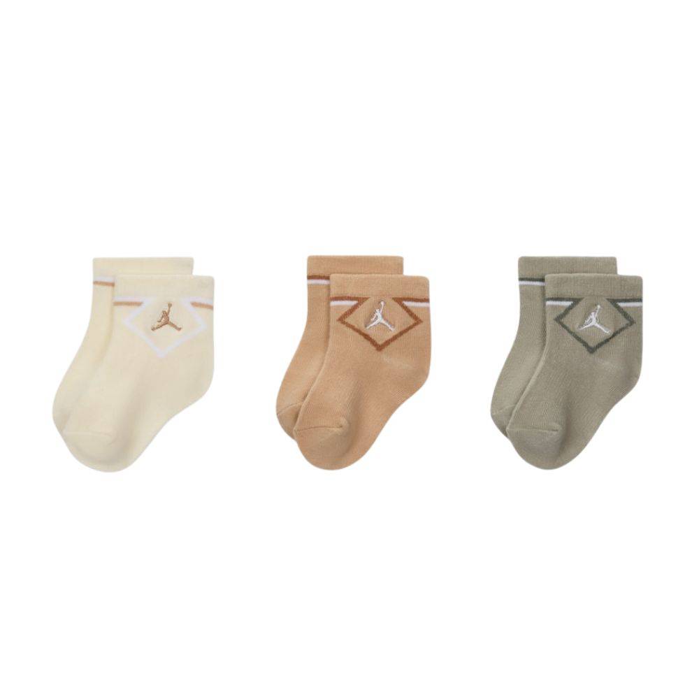 NIKE JORDAN INFANT / TODDLER DIAMOND 3PK ANKLE SOCKS