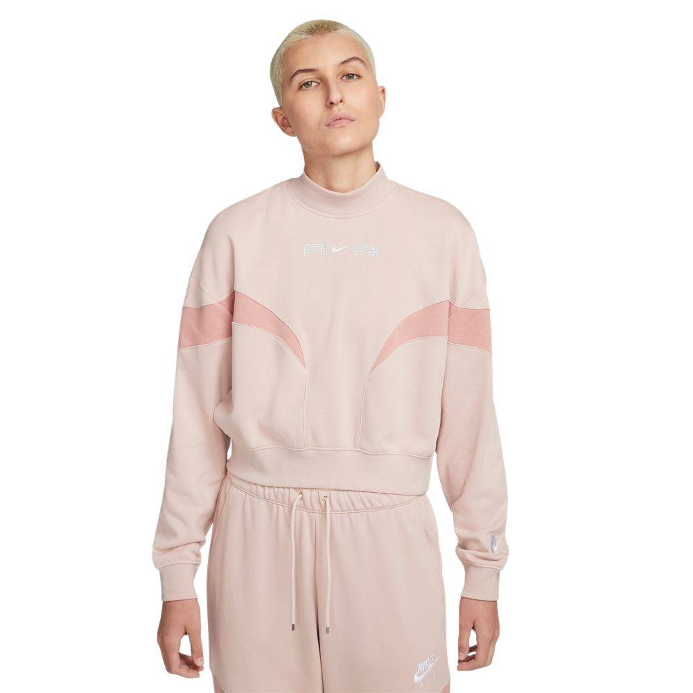 NIKE NSW AIR FLEECE MOCK LS TOP