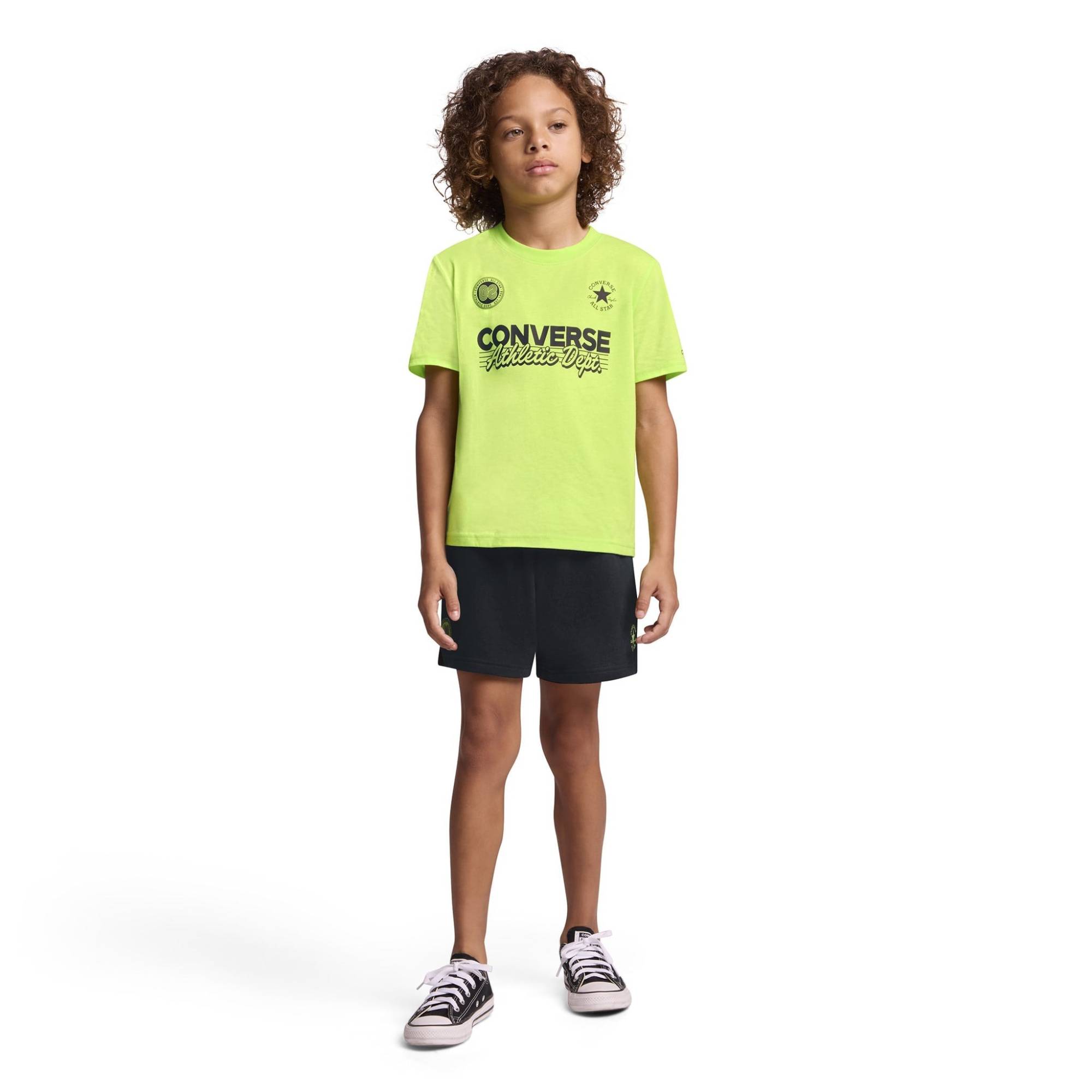 CONVERSE LITTLE BOYS MULTI HIT GFX SHORT SET