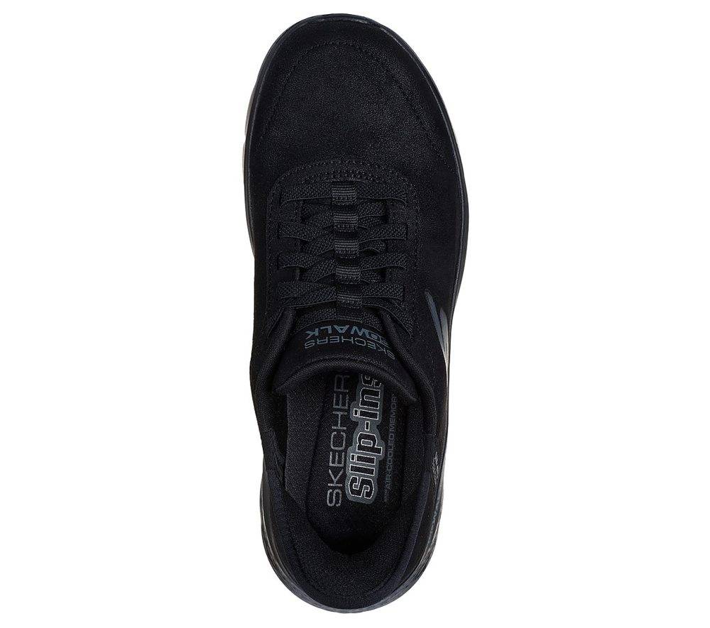 SKECHERS SLIP-INS: GO WALK FLEX - SUEDE BUNGEE