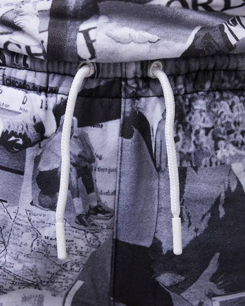 NIKE JORDAN BOYS MJ BRKLYN FLEECE ALL OVER PRINT PANT