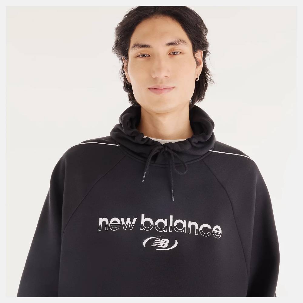 NEW BALANCE TRACKSIDE FLEECE HOODIE