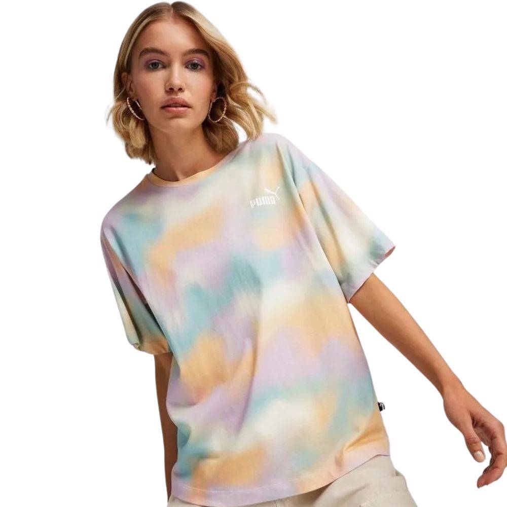PUMA ESS+ SUMMER DAZE RELAXED AOP TEE
