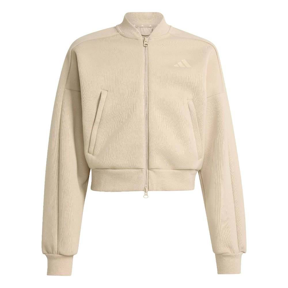 ADIDAS GIRLS FUTURE ICONS 3 STRIPES FULL ZIP TRACK TOP