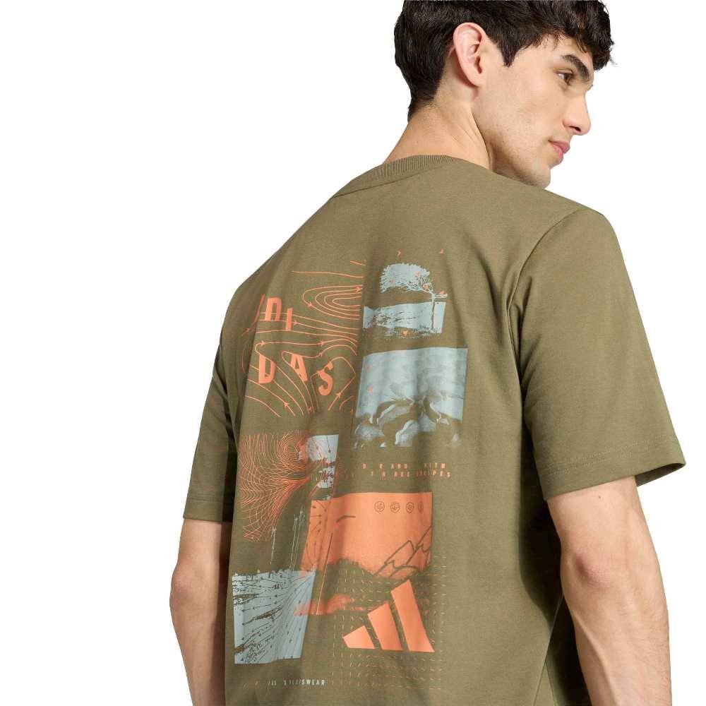 ADIDAS M CLIMACOOL CITY TECH ILLUSTRATION GRAPHIC T-SHIRT