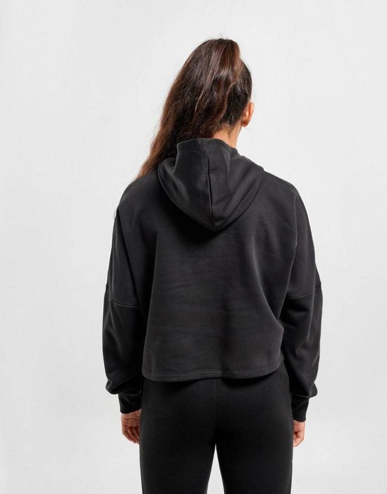 PUMA ESS LOGO GIRLS CROPPED HOODIE