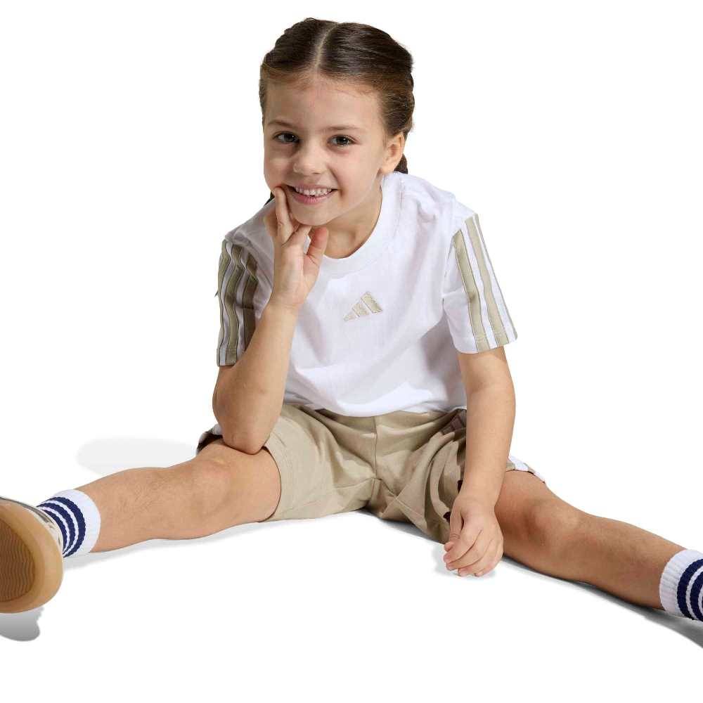 ADIDAS LITTLE KIDS ESSENTIALS T-SHIRT SET
