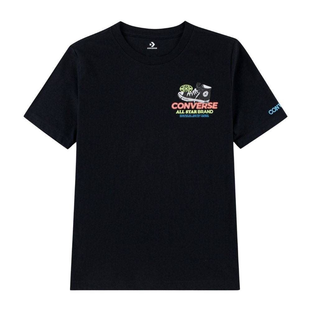 CONVERSE BOYS FRONTBACK TEXTURE SNKR TEE
